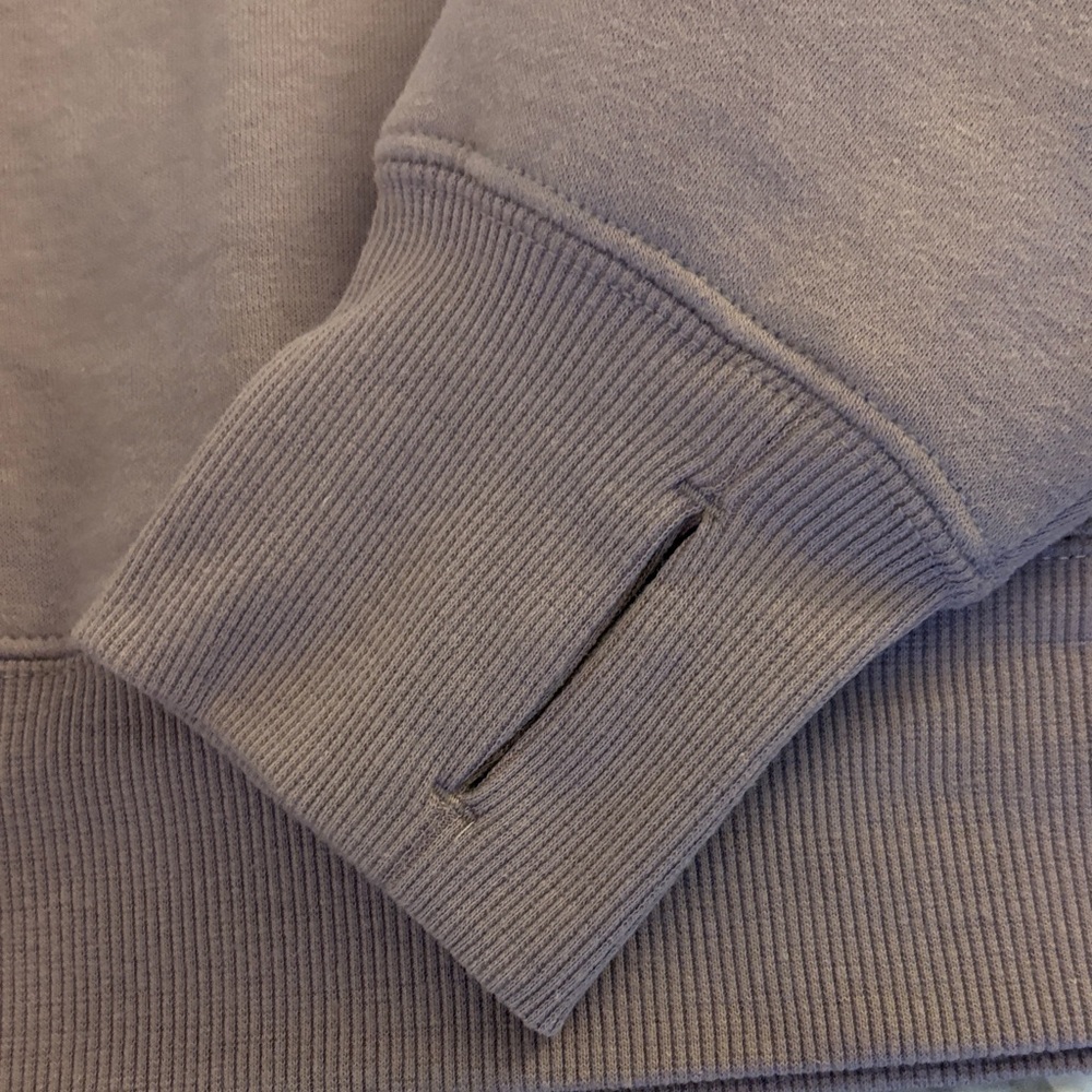 Harmony Balance Cropped Hoodie ~ Size Large ~ Lavender - Picture 7 of 11